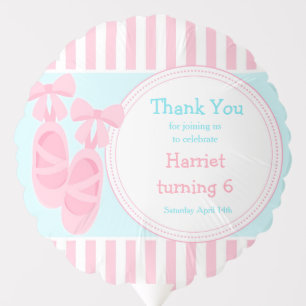 Ballet Slippers Ballerina Birthday Party Balloon