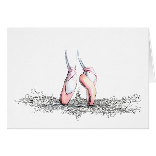 Ballet Slippers Cards (Front Horizontal)