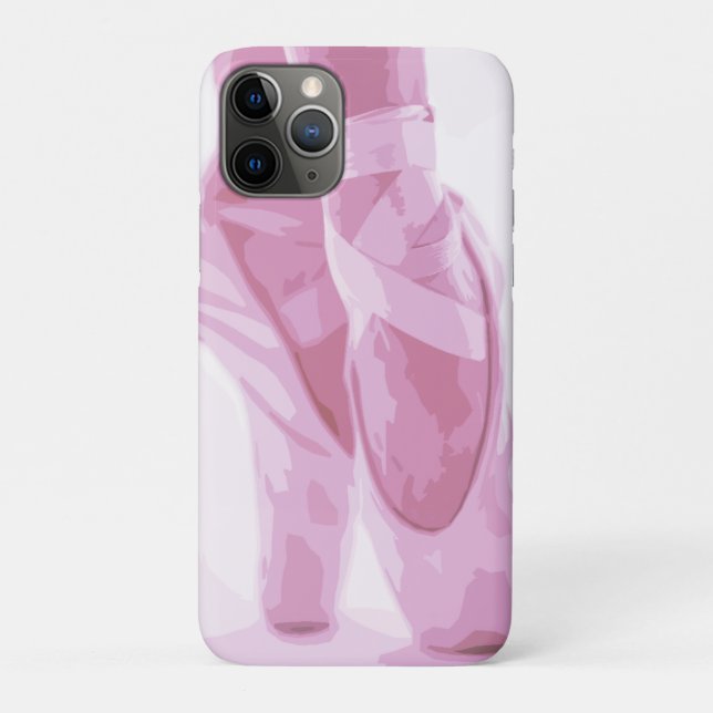 Ballet Slippers Dancer Ballerina Dance Shoes Pink  Case-Mate iPhone Case (Back)