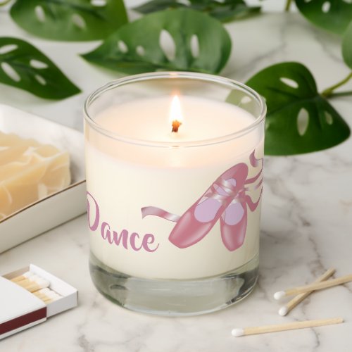Ballet Slippers Design Scented Candle
