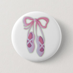 Ballet Slippers Pinback Button