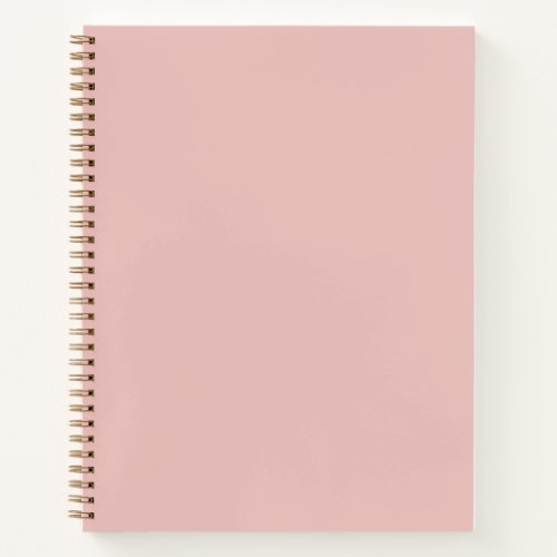 Ballet Slippers Pink Solid Color Notebook