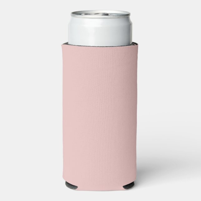 Ballet Slippers Pink Solid Color Seltzer Can Cooler (Seltzer Back)