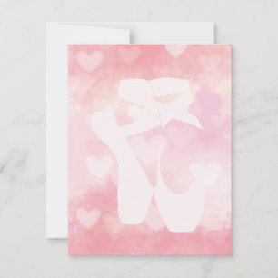 Ballet Slippers Thank You Card