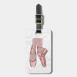 Ballet Slippers Toe Shoes Luggage Tag