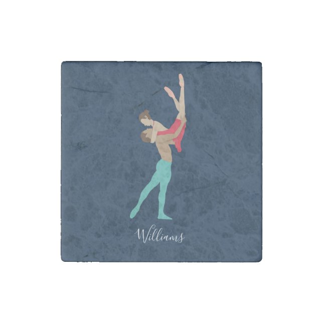 Ballet Stone Magnet (Front)