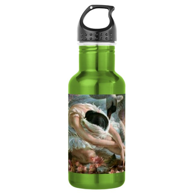 Ballet Swan Stainless Steel Water Bottle (Front)