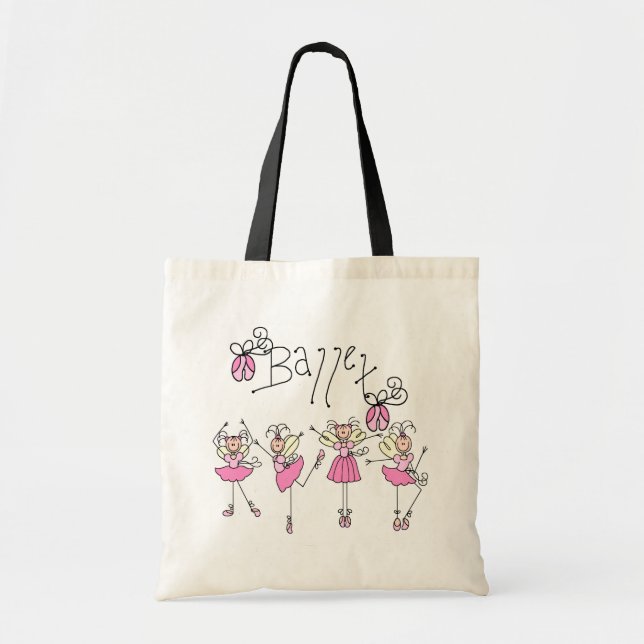 Ballet T-shirts and Gifts Tote Bag (Front)