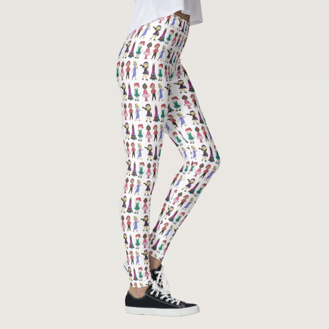Ballet Tap Jazz Acro Hip Hop Lyrical Dance Teacher Leggings (Right)