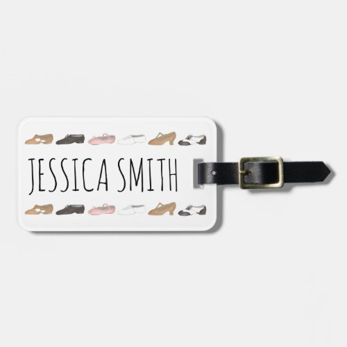 Ballet Tap Jazz Acro Lyrical Dance Shoe Teacher Luggage Tag