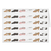 Ballet Tap Jazz Acro Lyrical Dance Shoes Card (Front Horizontal)