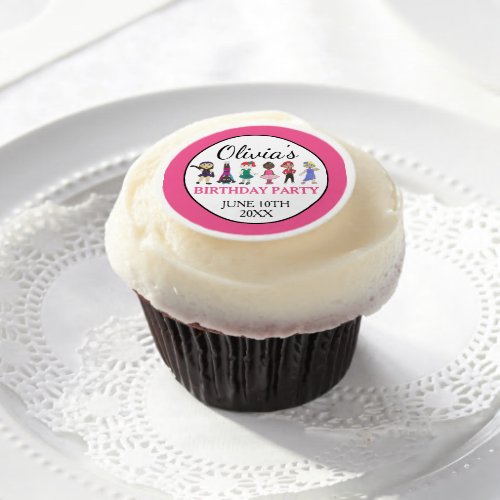 Ballet Tap Jazz Acro Lyrical Dancer Birthday Party Edible Frosting Rounds