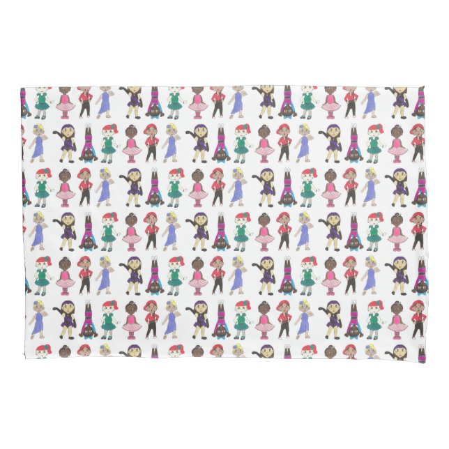 Ballet Tap Jazz Lyrical Acro Ballerina Dance Class Pillowcase (Front)