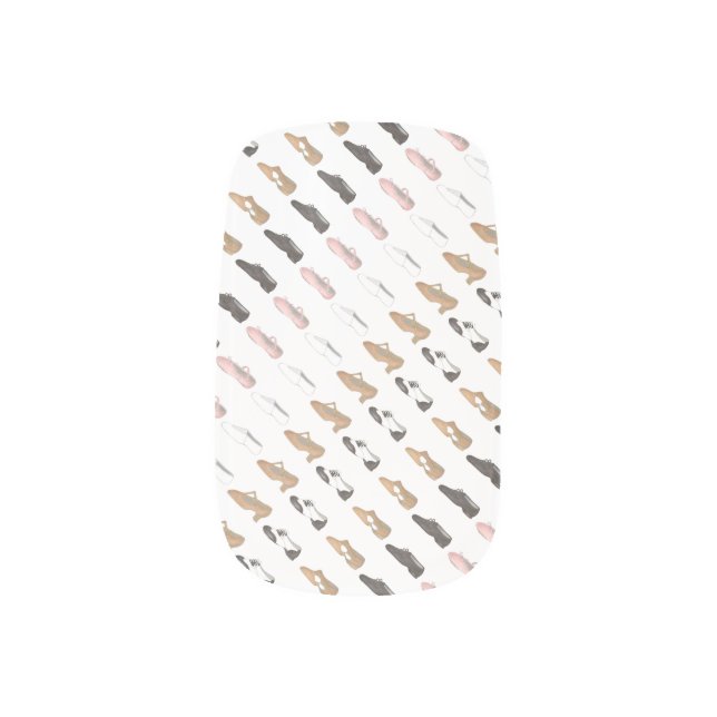 Ballet Tap Jazz Lyrical Dance Dancer Shoe Nails Minx Nail Wraps (Right Thumb)