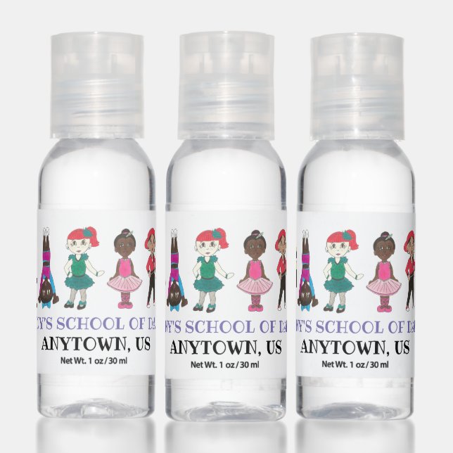 Ballet Tap Jazz Lyrical Hip Hop Dance Studio Hand Sanitizer (Set)
