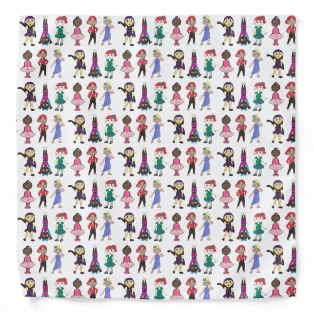 Ballet Tap Jazz Lyrical Hiphop Acro Dance Class Bandana (Front)