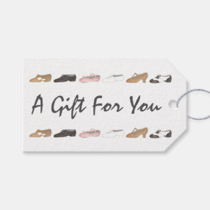Ballet Tap Jazz Shoes Gift Dance Teacher Gift Tag