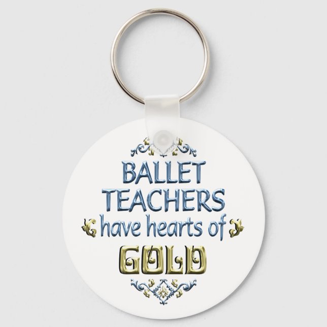 Ballet Teacher Appreciation Keychain (Front)