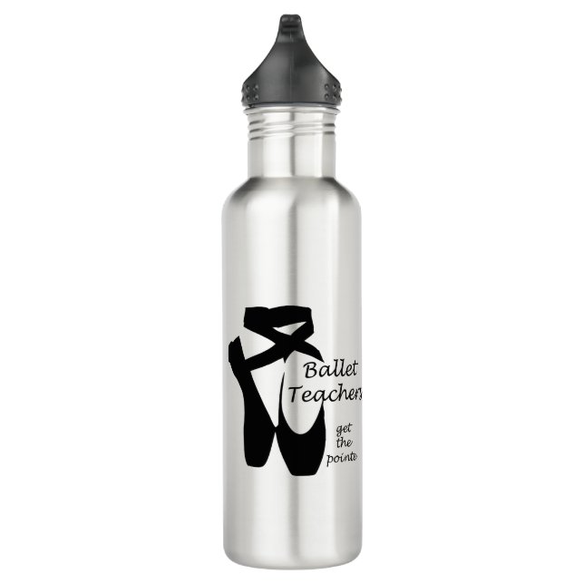 Ballet Teachers Ballerina Pointe Dance Stainless Steel Water Bottle (Right)
