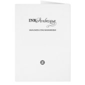 Ballet Theme -- Personalize for Female Cards (Back)