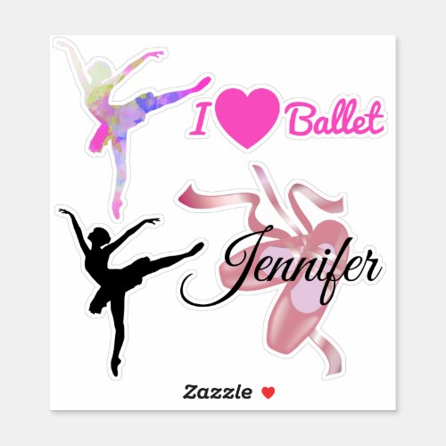 Ballet Themed Set Sticker
