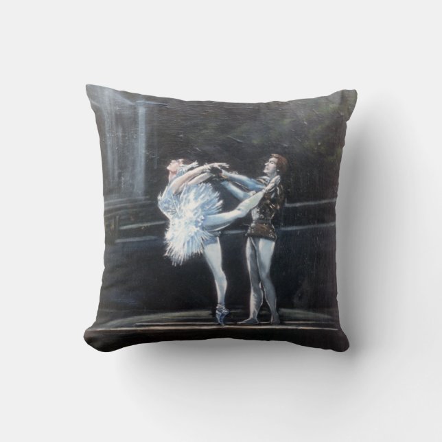 Ballet Throw Pillow (Front)