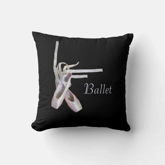 'Ballet' Throw Pillow (Front)