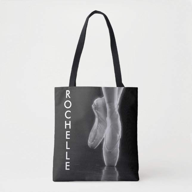 Ballet Toe Shoes Pointe Shoes Personalized Tote Bag (Front)