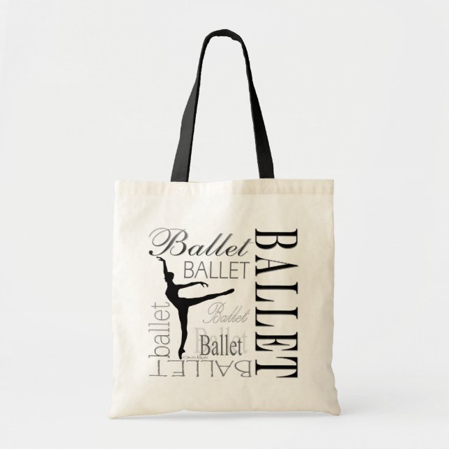Ballet Tote (customizable) - Arabesque (Front)