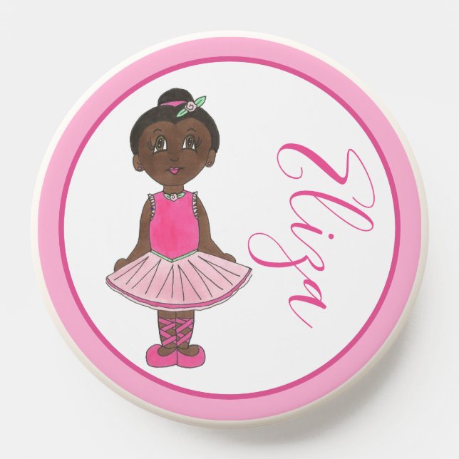 Ballet Tutu Pink Ballerina Dance Recital Girl PopSocket (Popsocket)