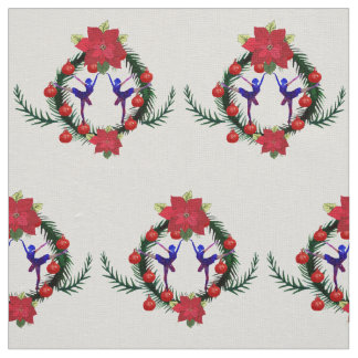 Ballet Winter Holidays Art Fabric