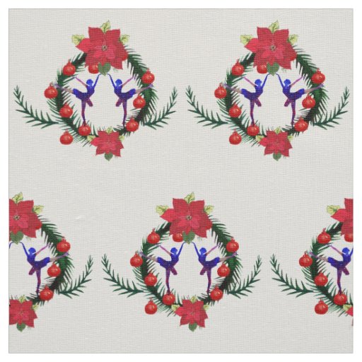 Ballet Winter Holidays Art Fabric