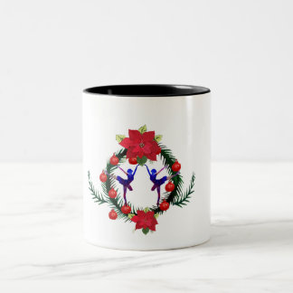 Ballet Winter Holidays Art Two-Tone Coffee Mug