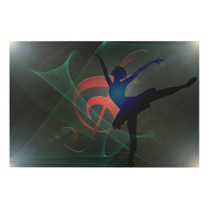 Ballet Wood Wall Art