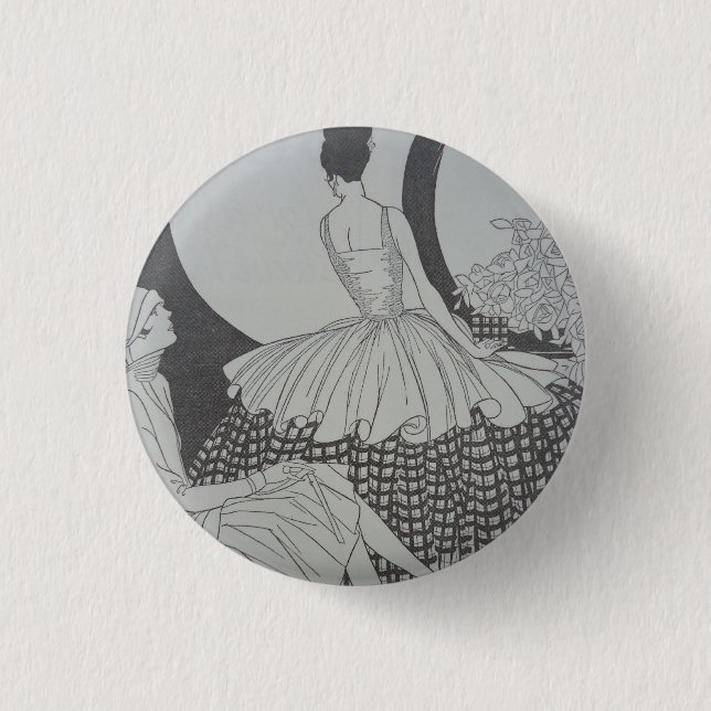 Ballgown Pinback Button (Front)