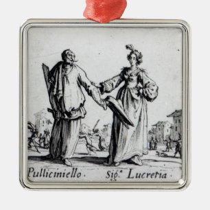 Balli de Sfessania, c.1622 2 Metal Ornament