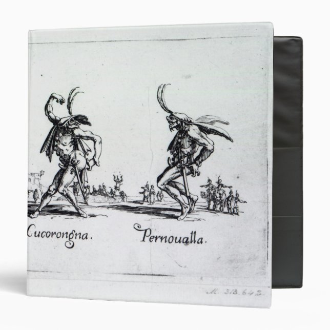 Balli de Sfessania, c.1622 Binder (Front/Inside)