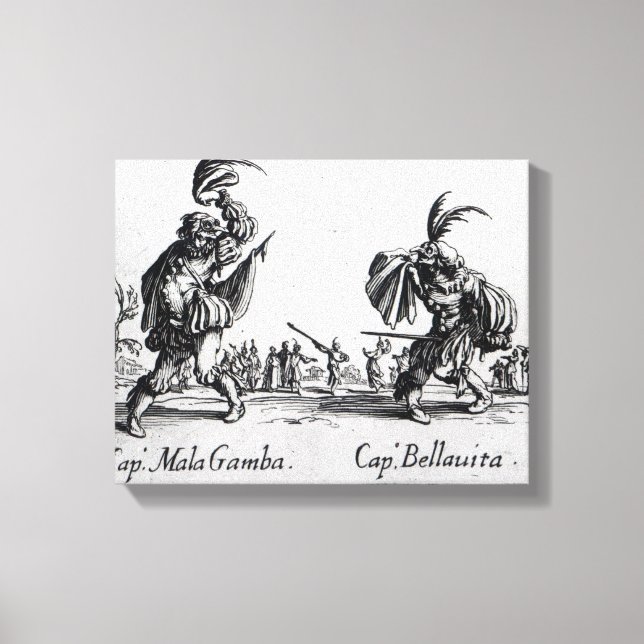 Balli de Sfessania, c.1622 Canvas Print (Front)