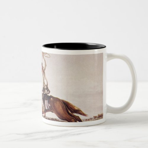 Balling Ostriches Two_Tone Coffee Mug