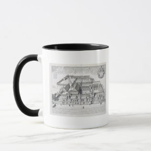 Balliol College, Oxford, from 'Oxonia Illustrata', Mug