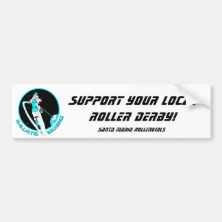 Ballistic Bruiserz Support bumper sticker