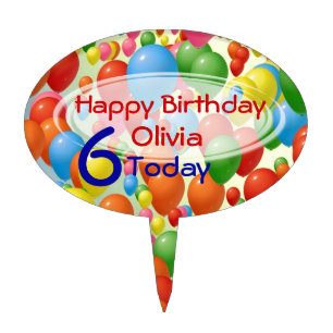 Ballons ~ Birthday Cake Topper