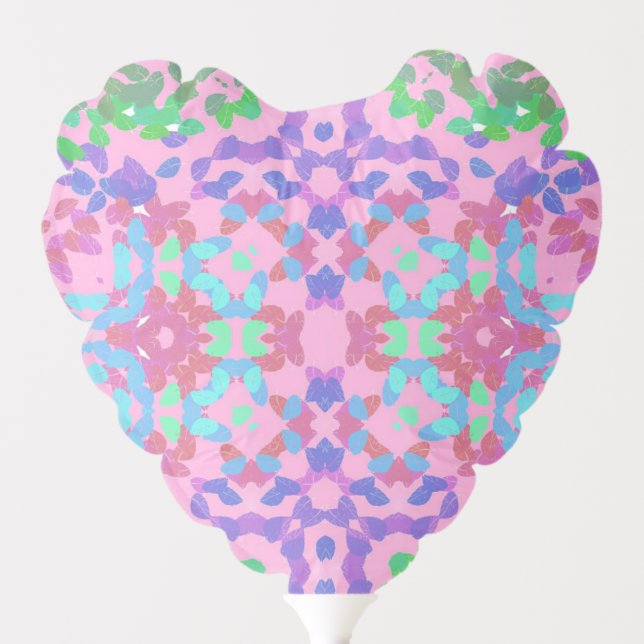 Ballons heart decor rose balloon (Front)