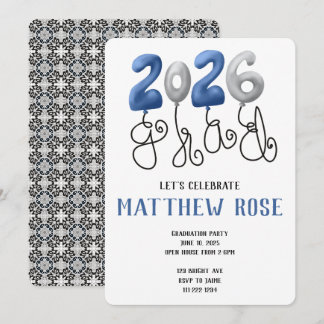 Balloon 2026 Grad Invitation