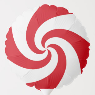Balloon - 4 Peppermint Swirls