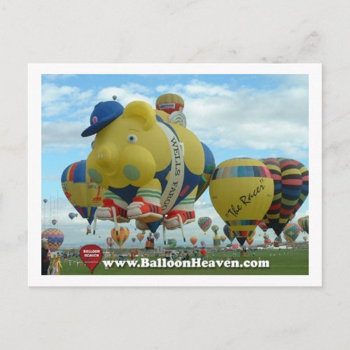 Balloon ABQ_419 Postcard