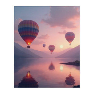 Balloon Adventure Dreams Acrylic Print