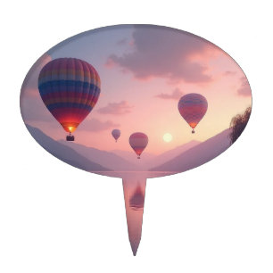 Balloon Adventure Dreams Cake Topper