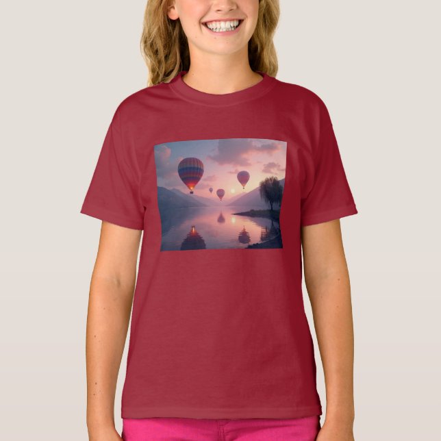 Balloon Adventure Dreams T-Shirt (Front)