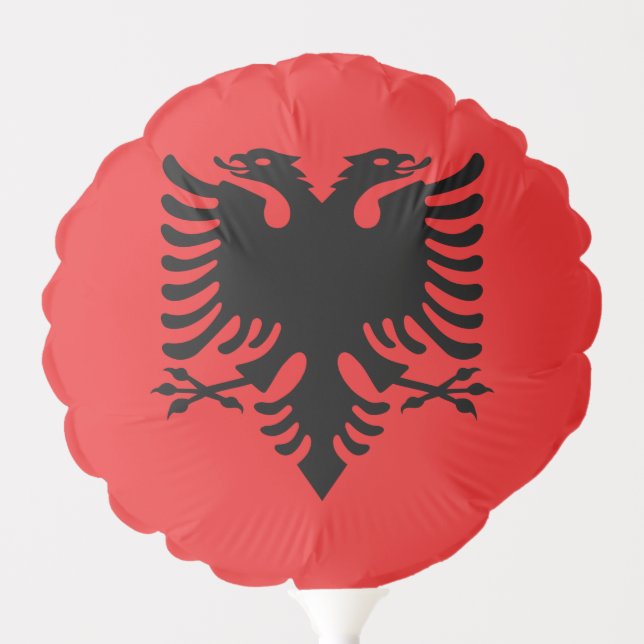 Balloon & Albanian Flag, patriots party / Albania (Front)